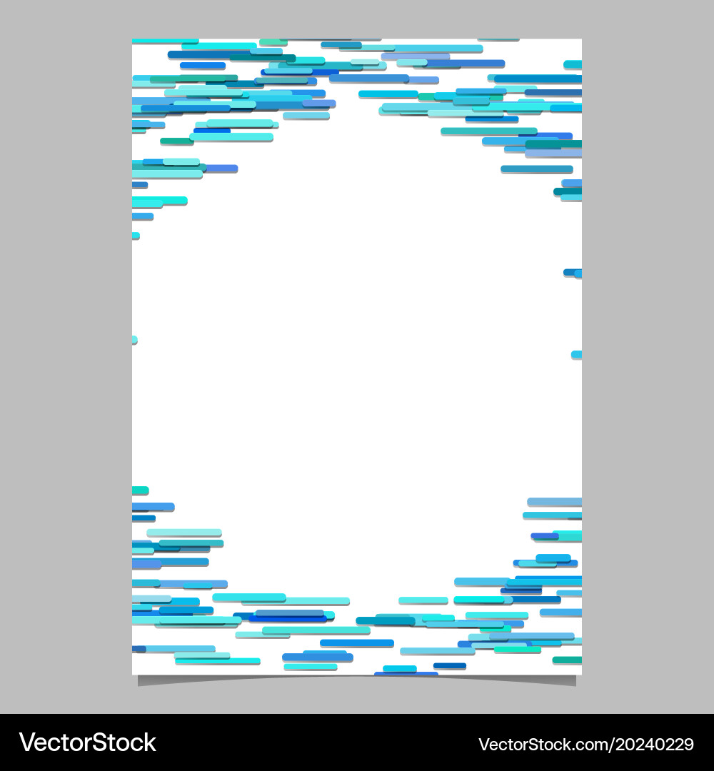 Blank horizontal stripe background page template vector image