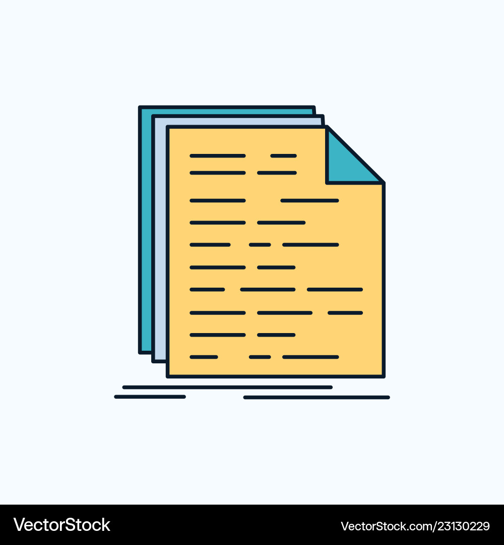 Code Documents Programming Script vector image