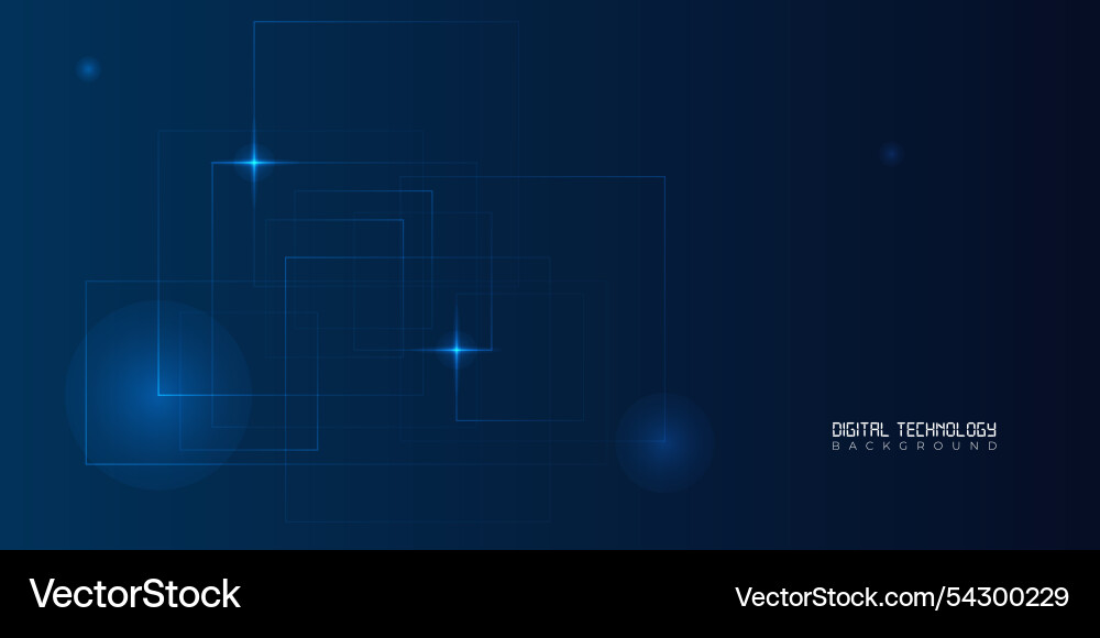 Digital technology background abstract line Vector Image