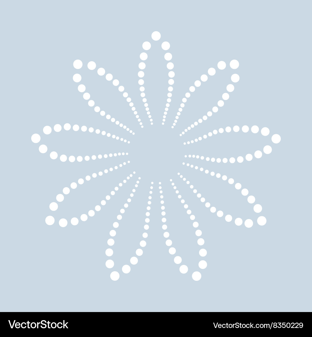 Dotted design element Vector Image