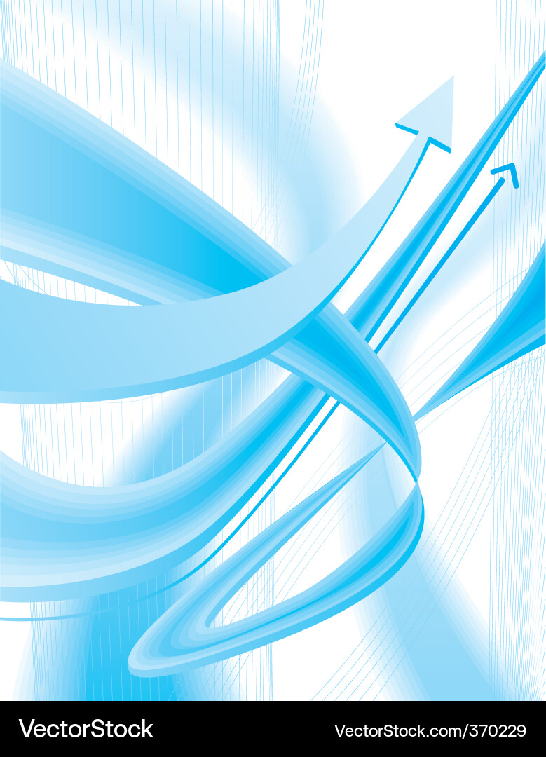 Dynamic Business Flow Background vector image