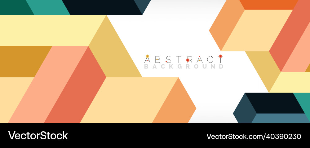 Abstract background 3d cubes cubic elements Abstract background 3d cubes cubic elements vector image