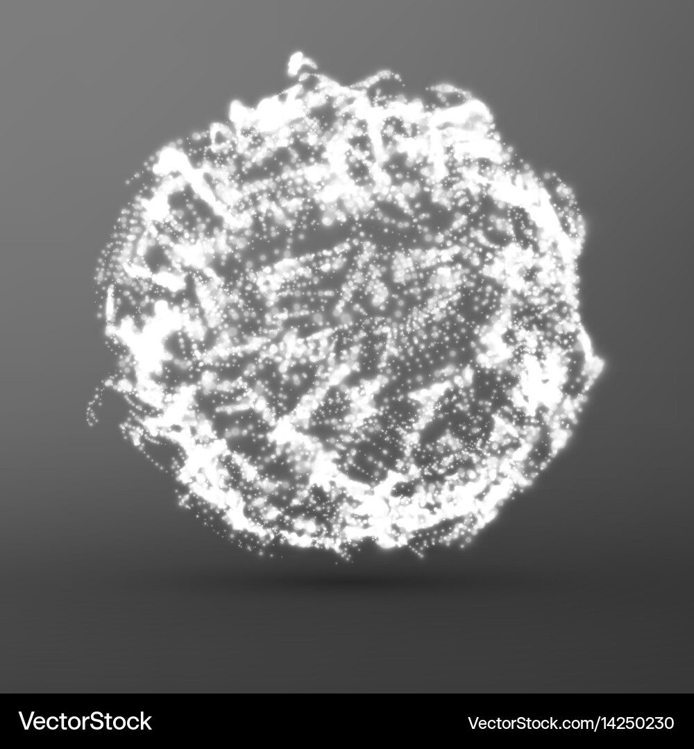 Abstract grayscale mesh background vector image