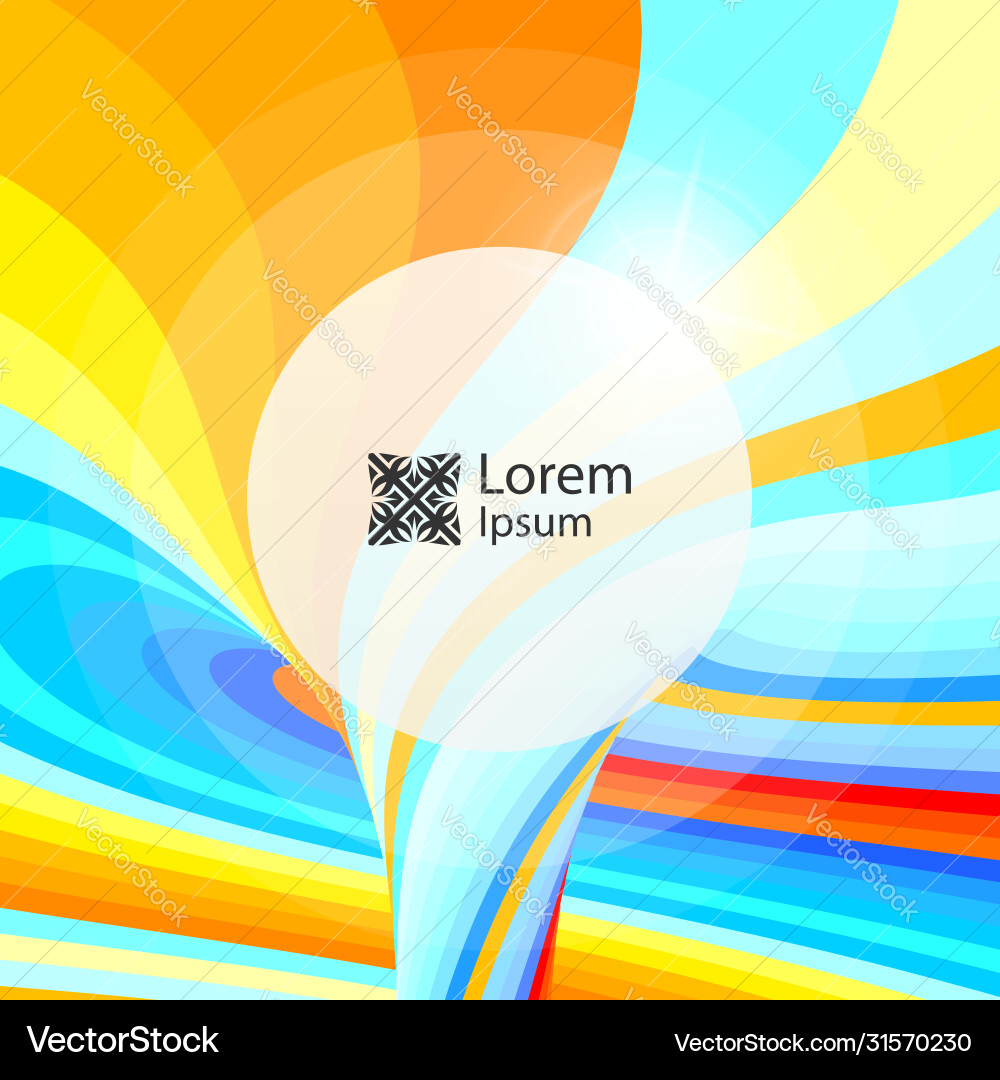 Abstract swirl background with place for text Abstract swirl background with place for text vector image