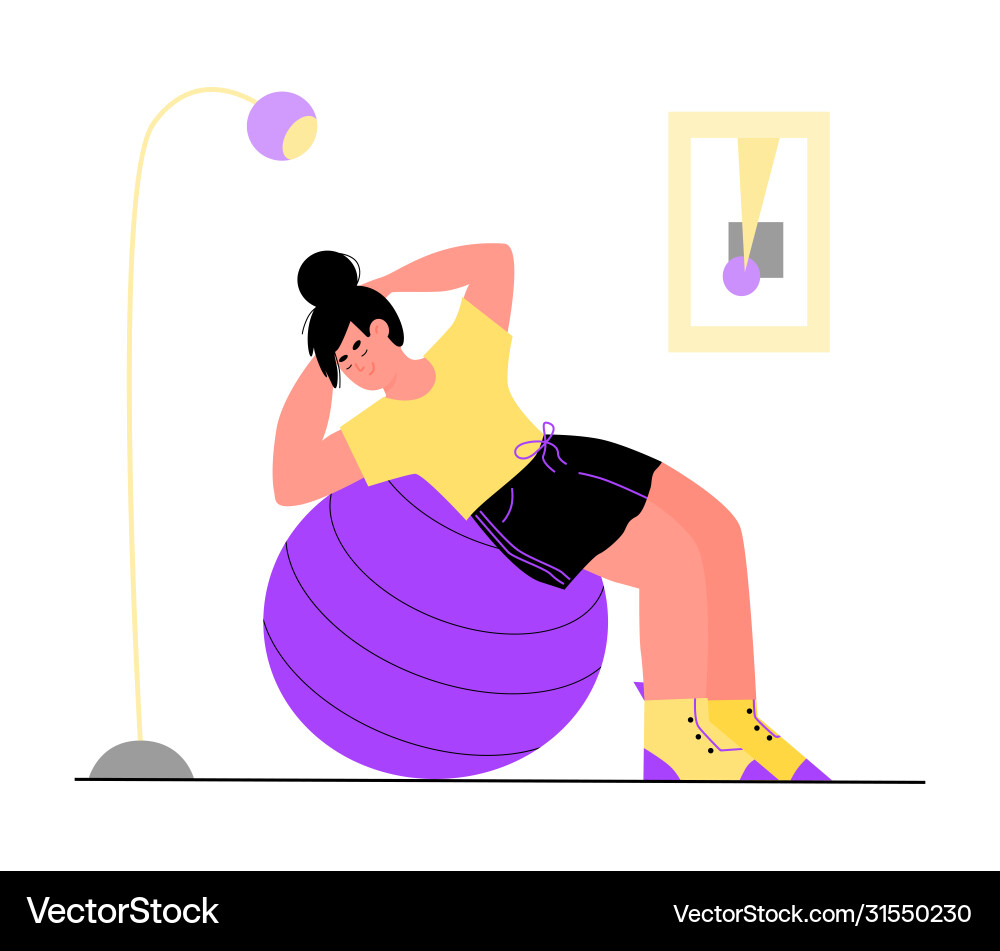 Active lifestyle in isolation Active lifestyle in isolation vector image
