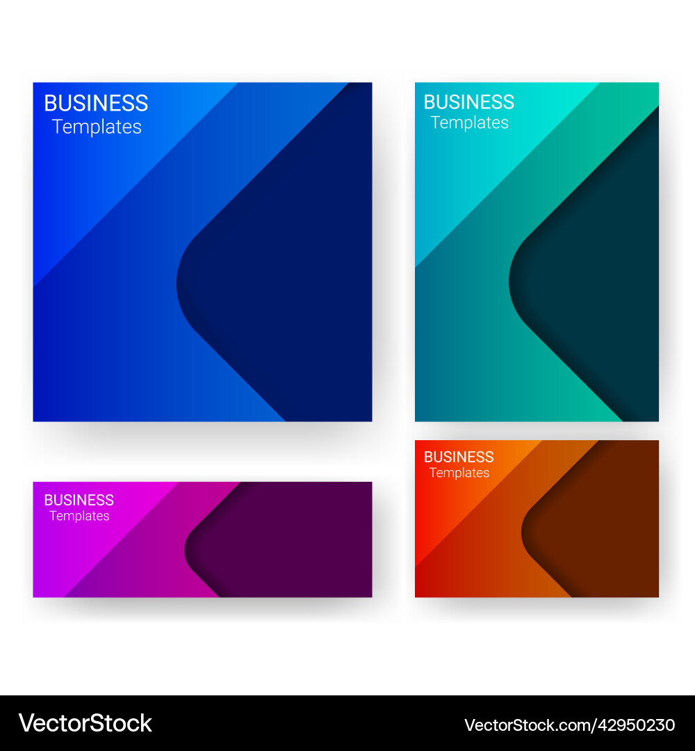 Flat color wave texture patterns business Vector Image