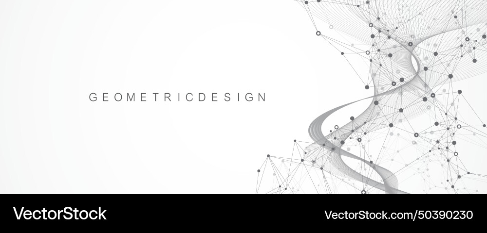 Global network connection banner design template Global network connection banner design template vector image