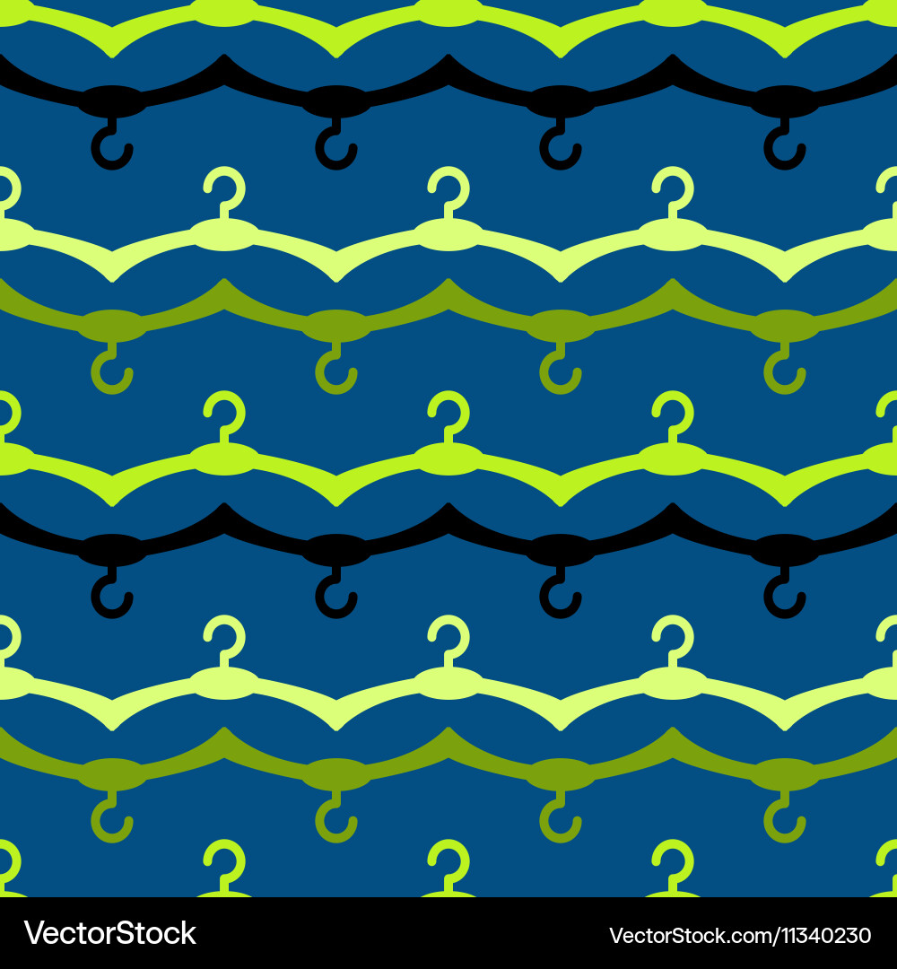 Hanger pattern on dark background vector image