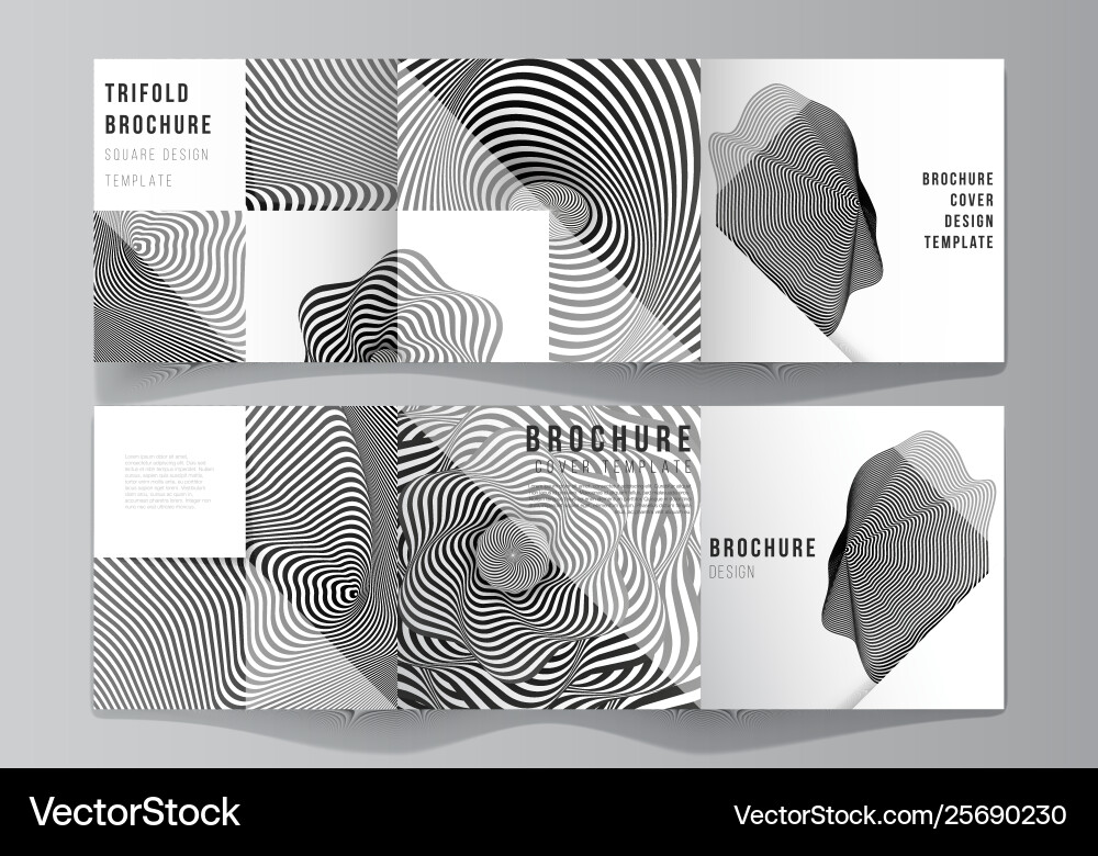 Minimal editable layout square format Minimal editable layout square format vector image