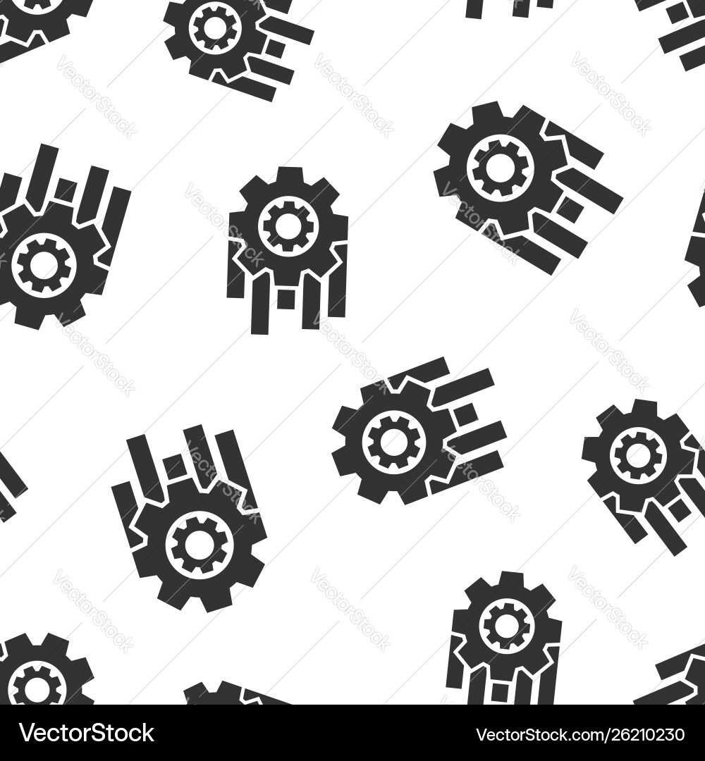 Operation project icon seamless pattern Operation project icon seamless pattern vector image