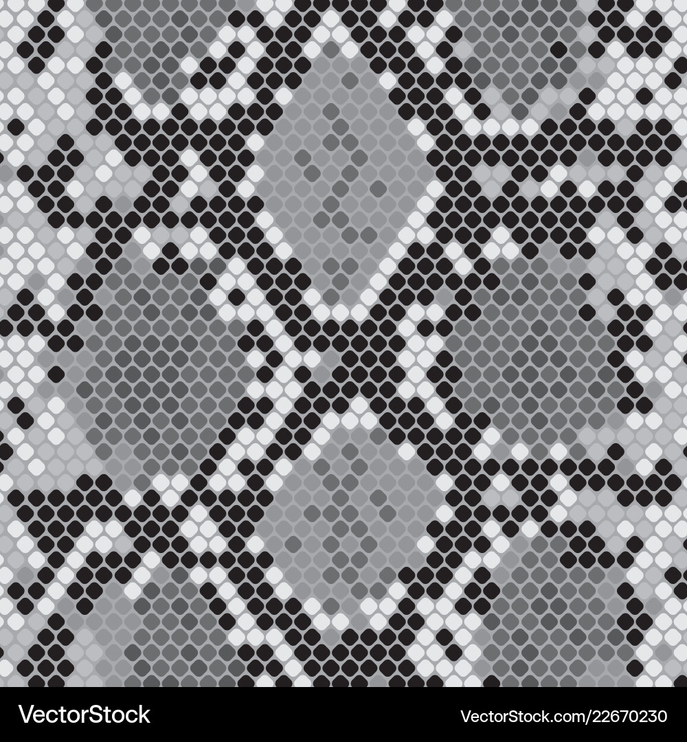 Python Snake Skin Texture vector image