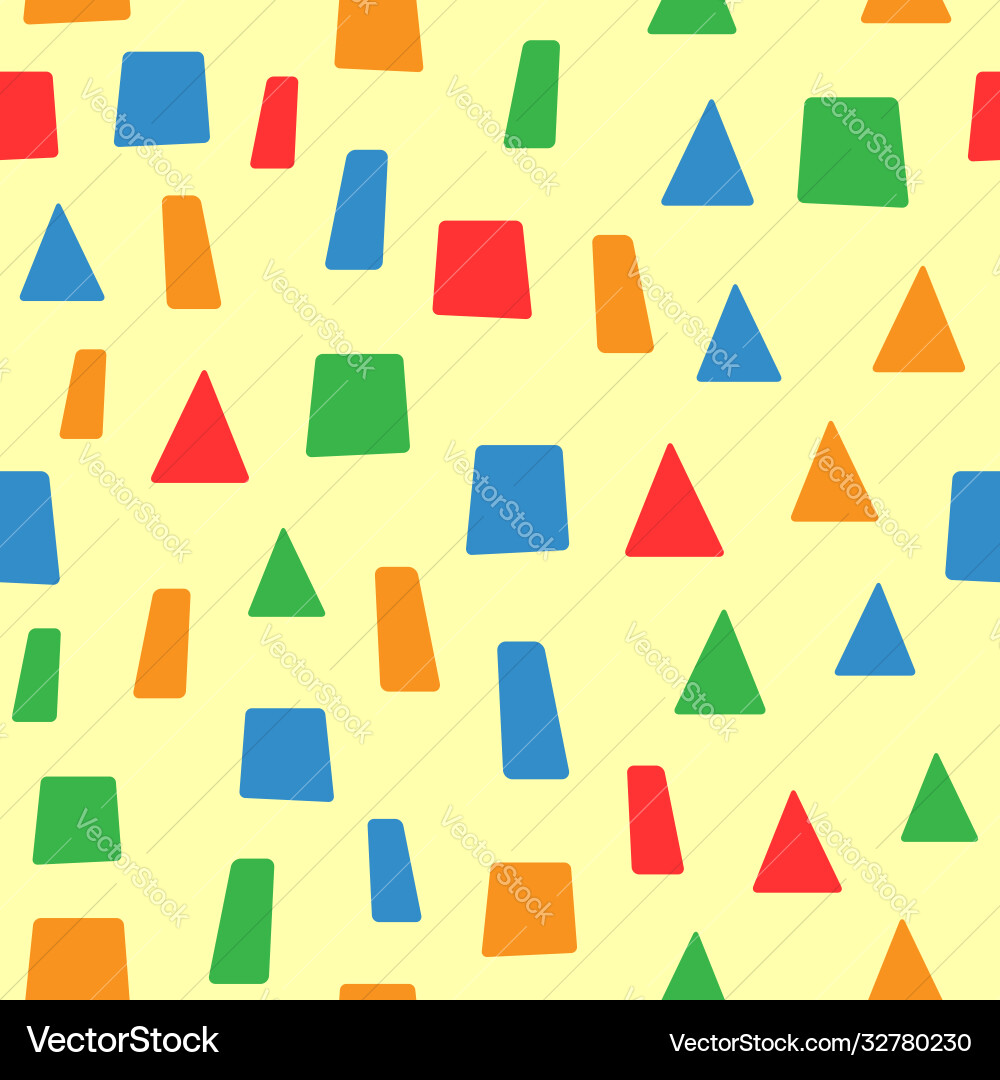 Simple seamless pattern with geometric shapes Simple seamless pattern with geometric shapes Vector Image
