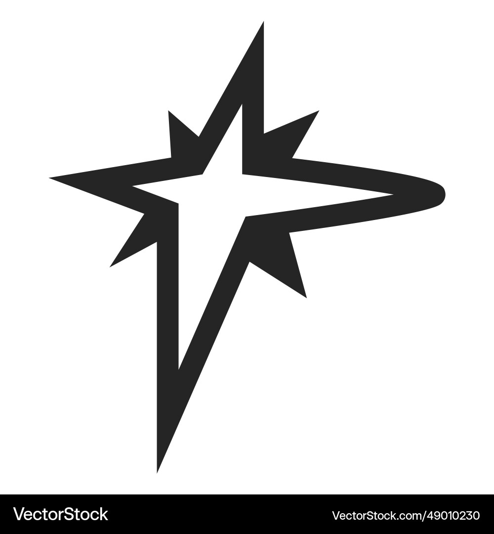 Star graphic icon (49010230) – Royalty-Free Vector | VectorStock
