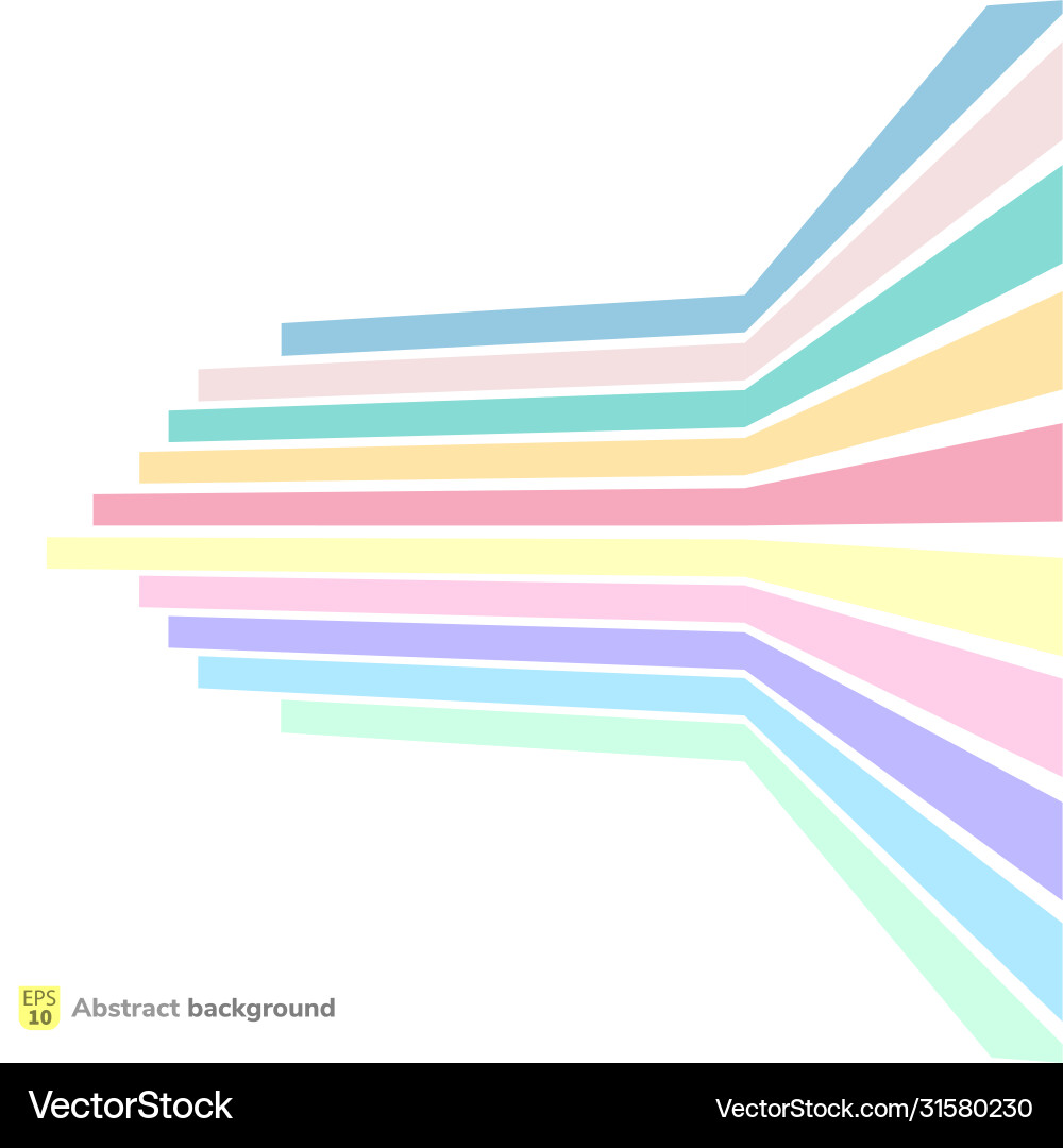 Template line horizontal perspective colorful Template line horizontal perspective colorful vector image