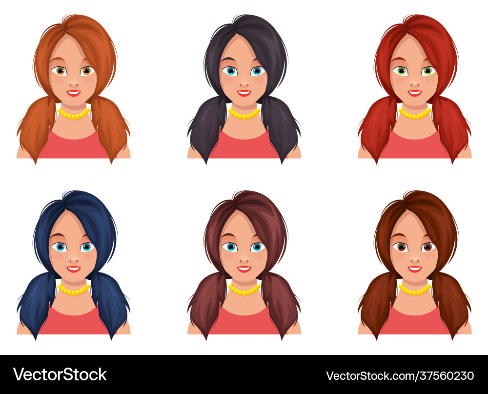 Woman face design isolated on white background Woman face design isolated on white background vector image