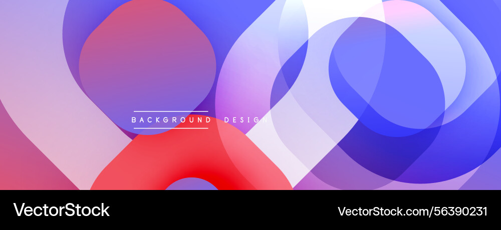 Abstract colorful shapes overlap creating dynamic Abstract colorful shapes overlap creating dynamic vector image