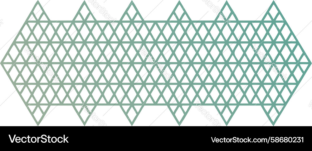 Abstract geometric zigzag pattern repeatable line Vector Image