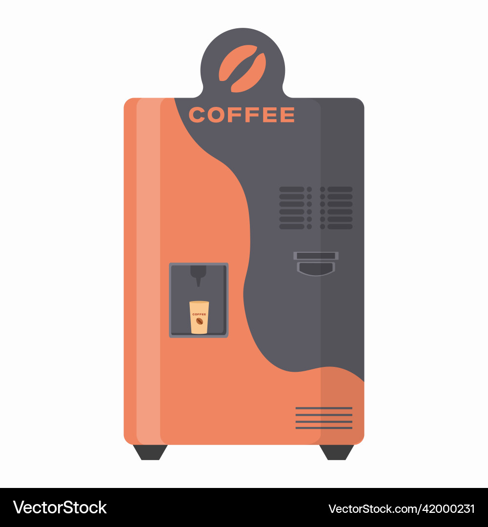 Automatic Vending Machine Vector Image