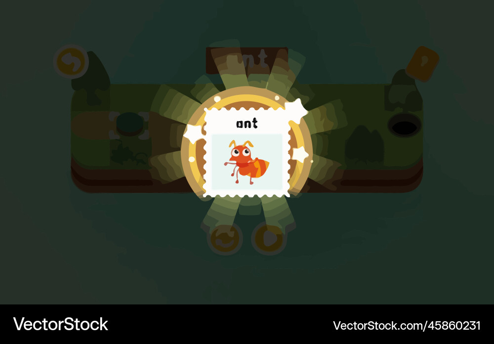 Complete set of level button game ui pop-up icon vector image