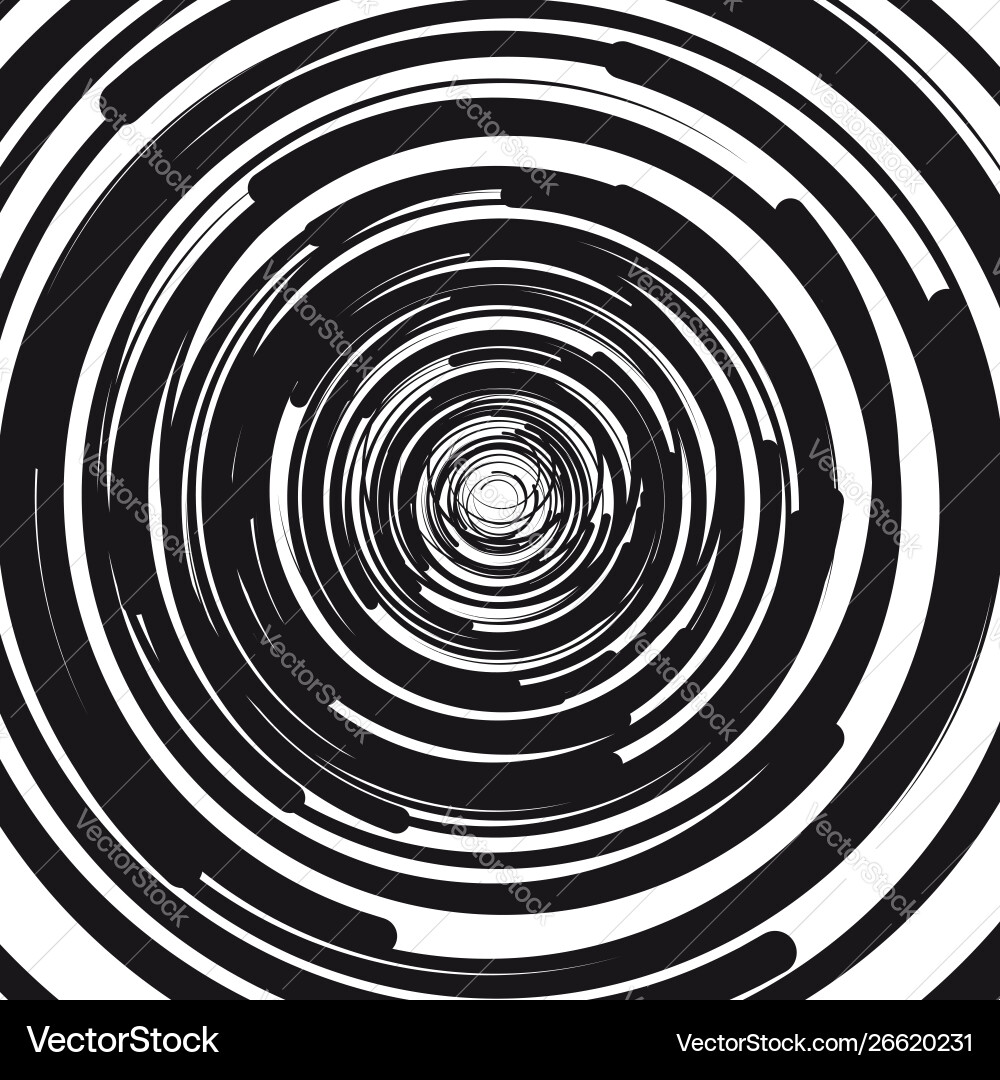 Concentric Circles Pattern Vector Image