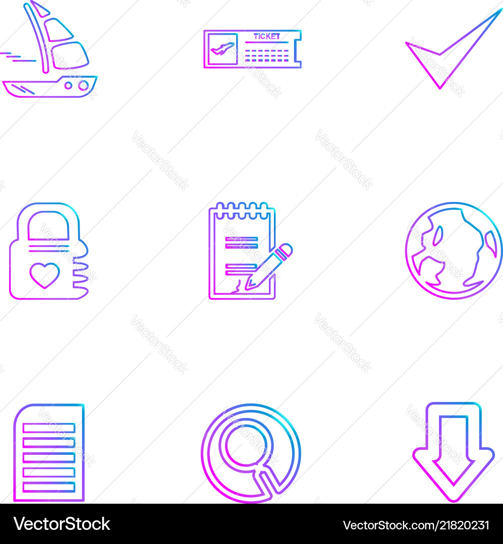 Folder files directory search code eps icons vector image