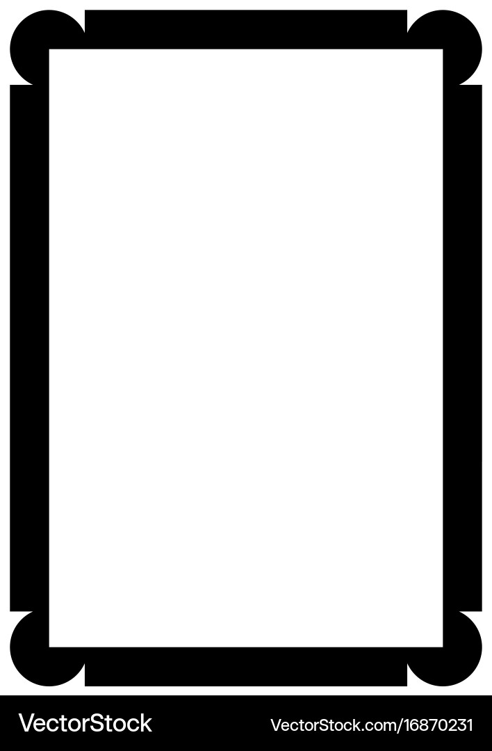 Page border a4 design for project vector image