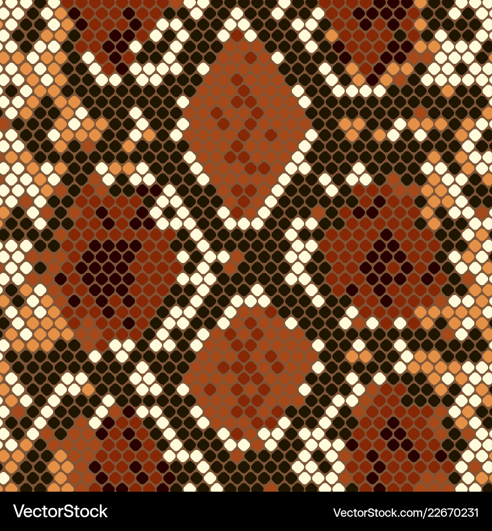 Python Snake Skin Texture vector image