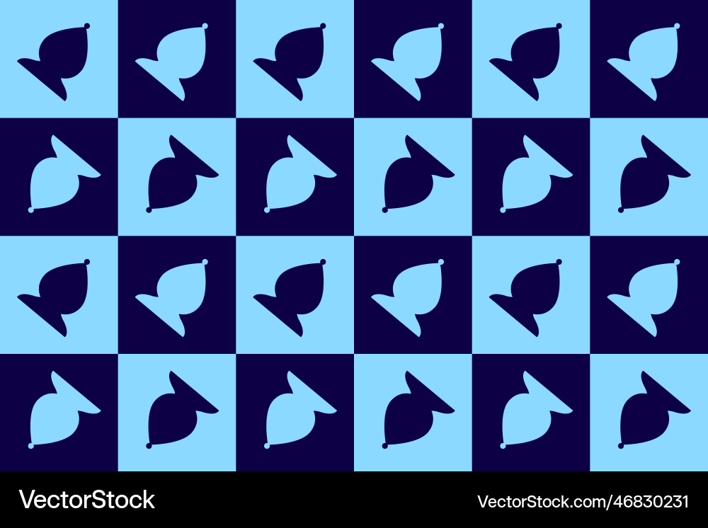 Seamless pattern with chess bishop endless Vector Image