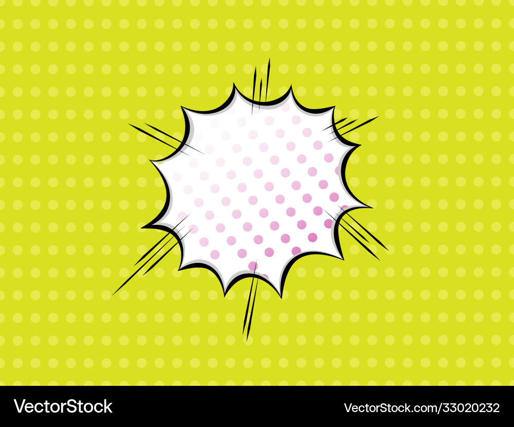 Empty colored abstract bubble for speech Vector Image