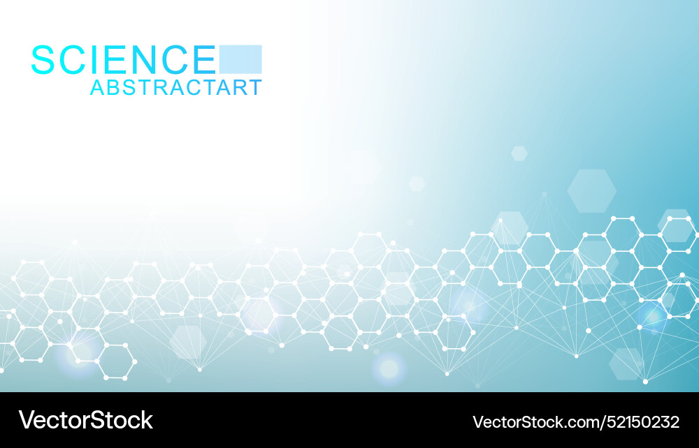 Hexagonal abstract background big data Hexagonal abstract background big data vector image