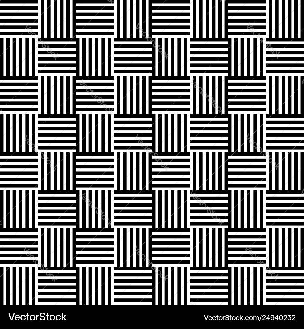 Interlace pattern with alternating squares Interlace pattern with alternating squares vector image