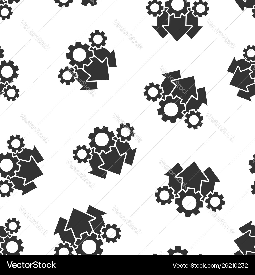 Operation project icon seamless pattern Operation project icon seamless pattern vector image