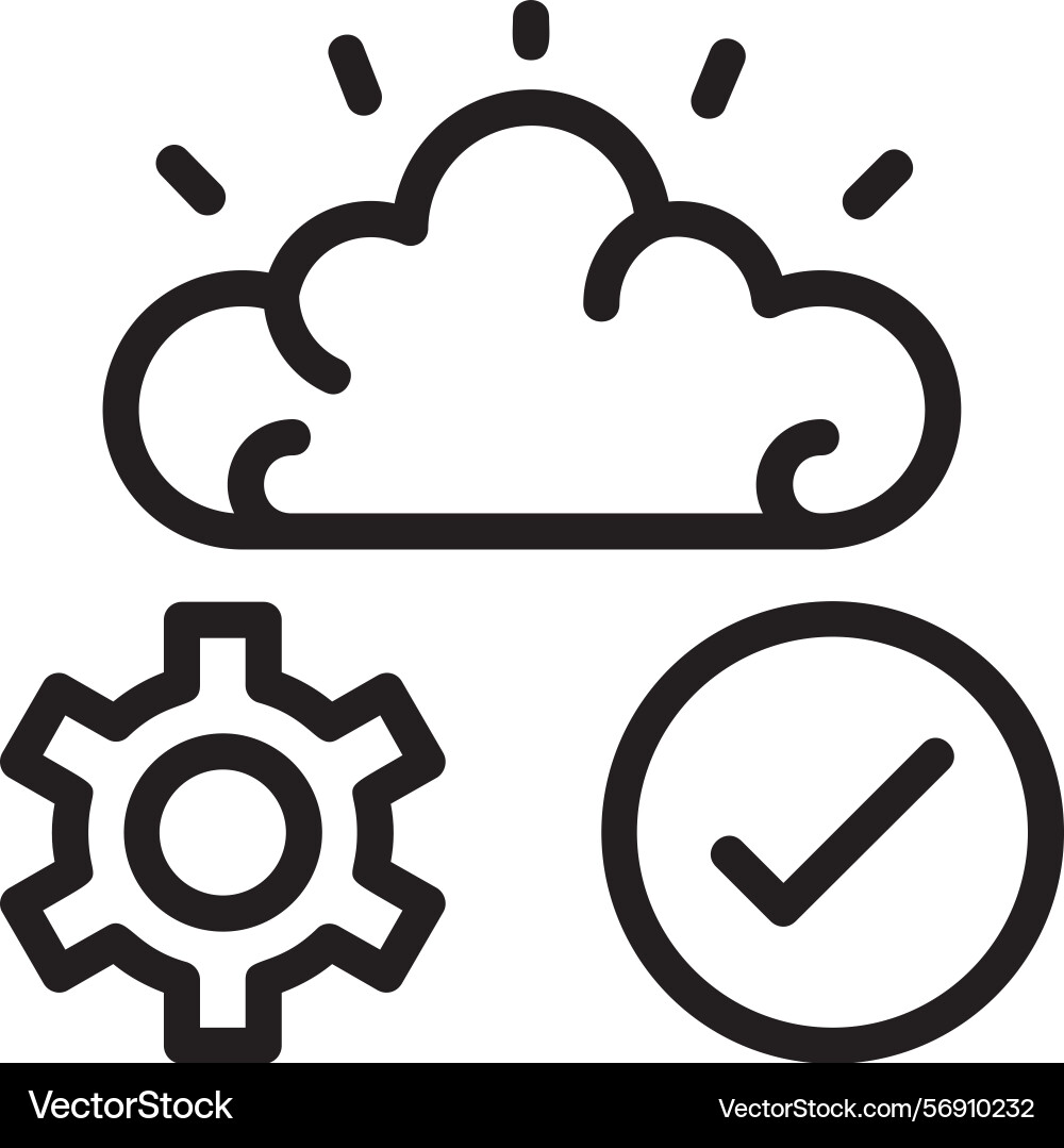 Quick iq linear style icon design Vector Image