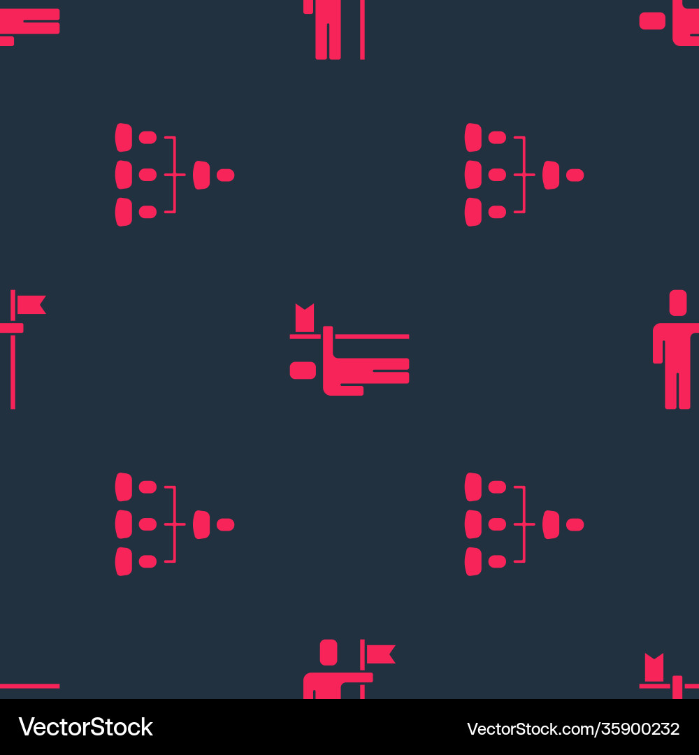 Set hierarchy organogram chart and team leader Set hierarchy organogram chart and team leader vector image