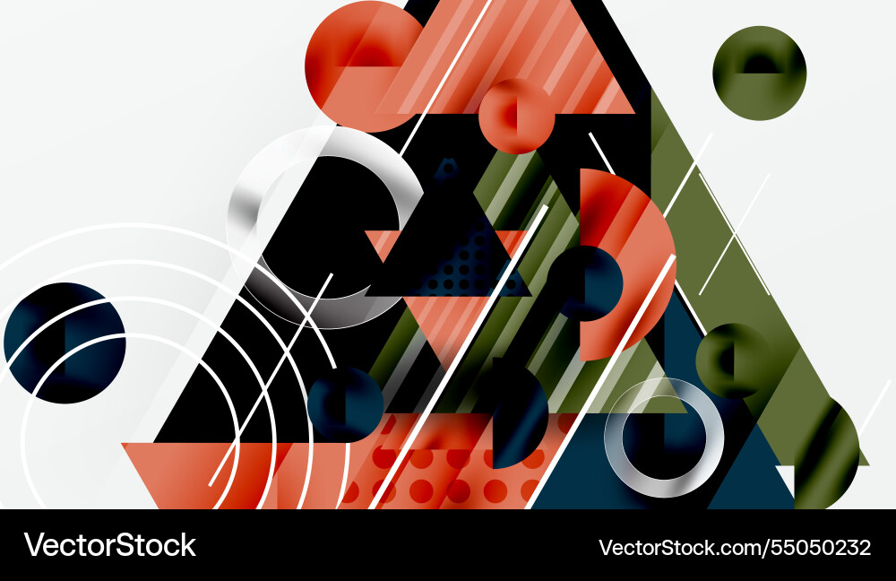 Sleek abstract background - layered triangles Sleek abstract background - layered triangles vector image