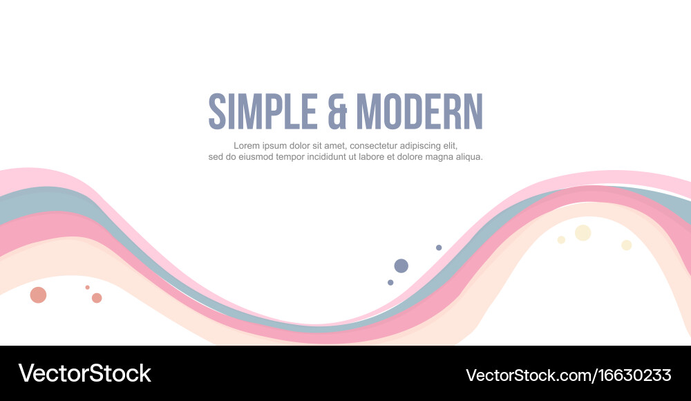 Abstract background header website simple modern Vector Image