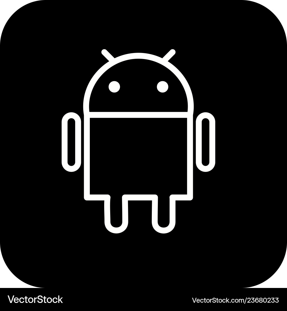 Android icon vector image