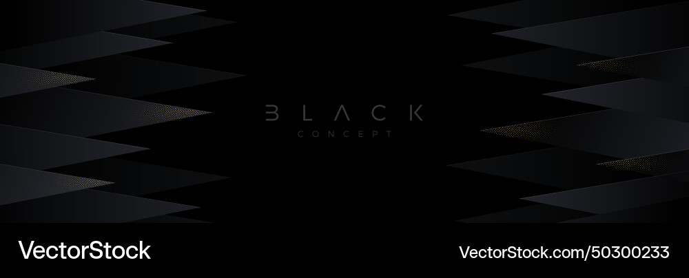 Black background with abstract shape Vector Image