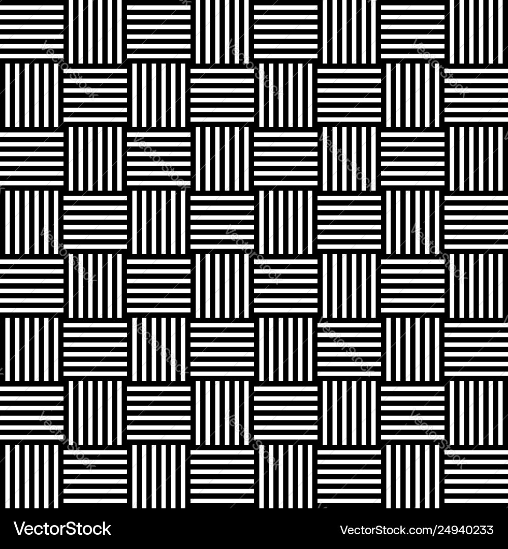 Interlace pattern with alternating squares Interlace pattern with alternating squares vector image