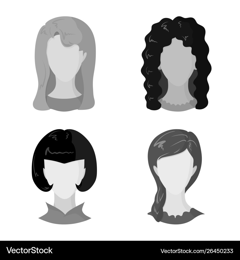 Isolated object character and profile icon Vector Image