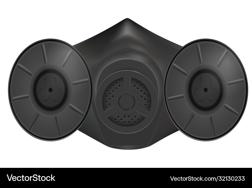 Mask drawing a part face protecting Vector Image
