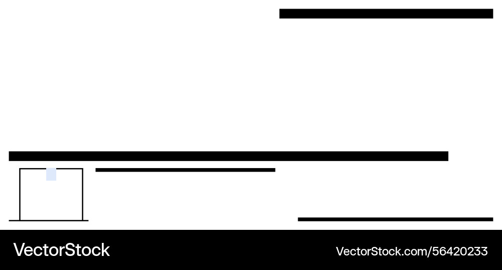 Minimalist design with horizontal lines Minimalist design with horizontal lines Vector Image