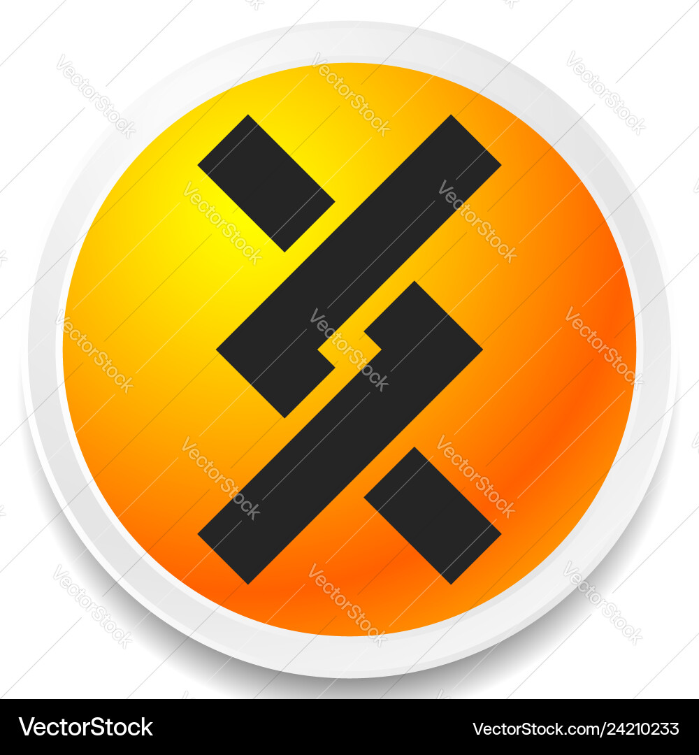 Overlapping intersecting knotted lines icon Vector Image
