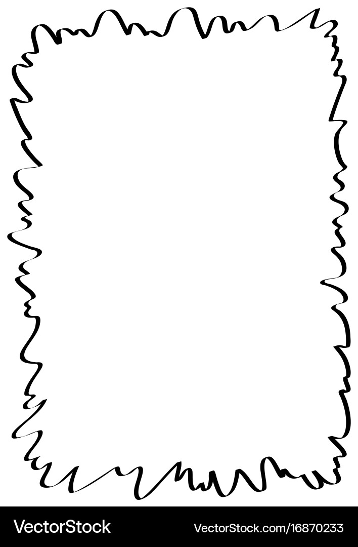 Page border a4 design for project vector image