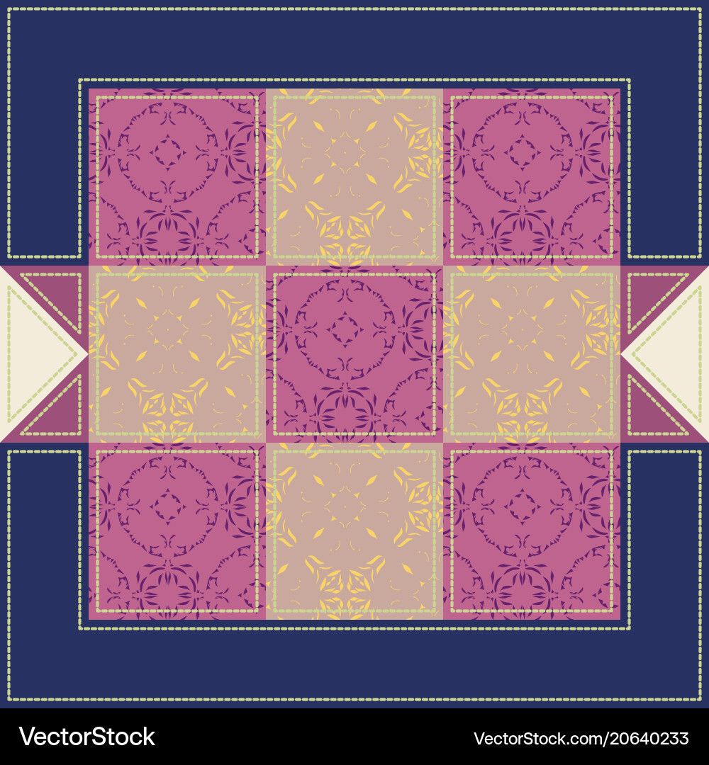 Patchwork vector image