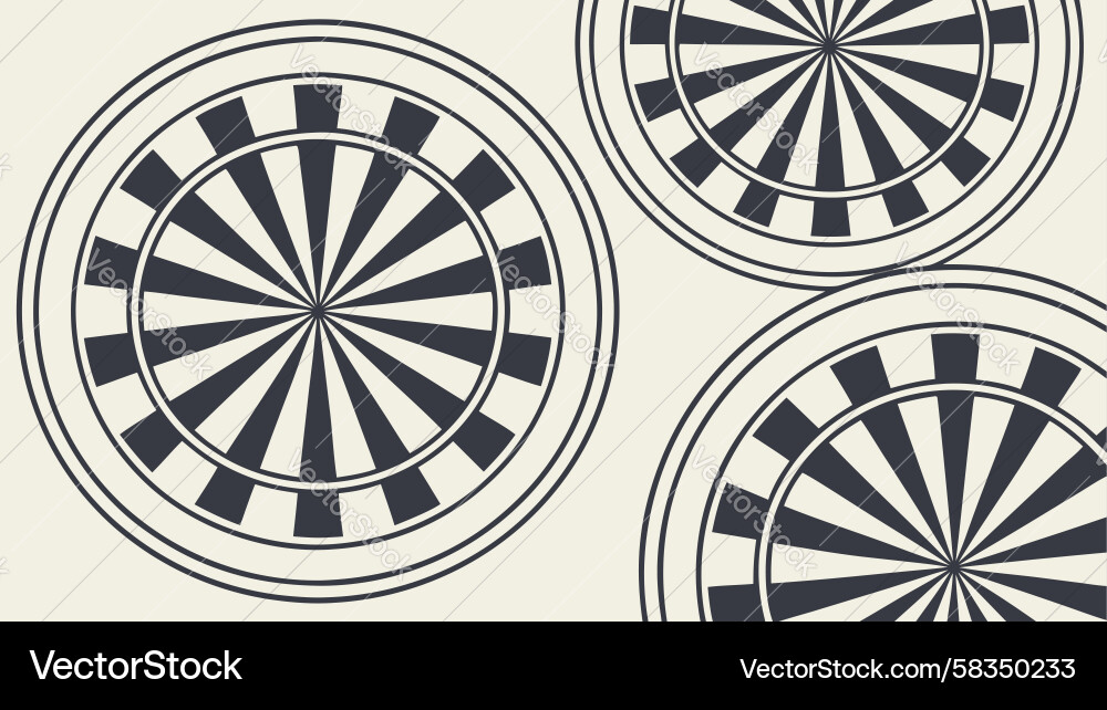 Radial Target Board Patterns Vector Image