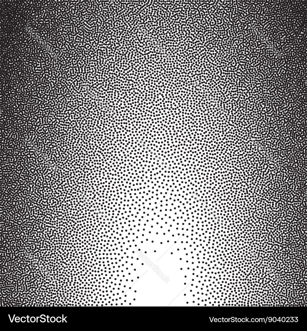 Stochastic raster halftone gradient print vector image