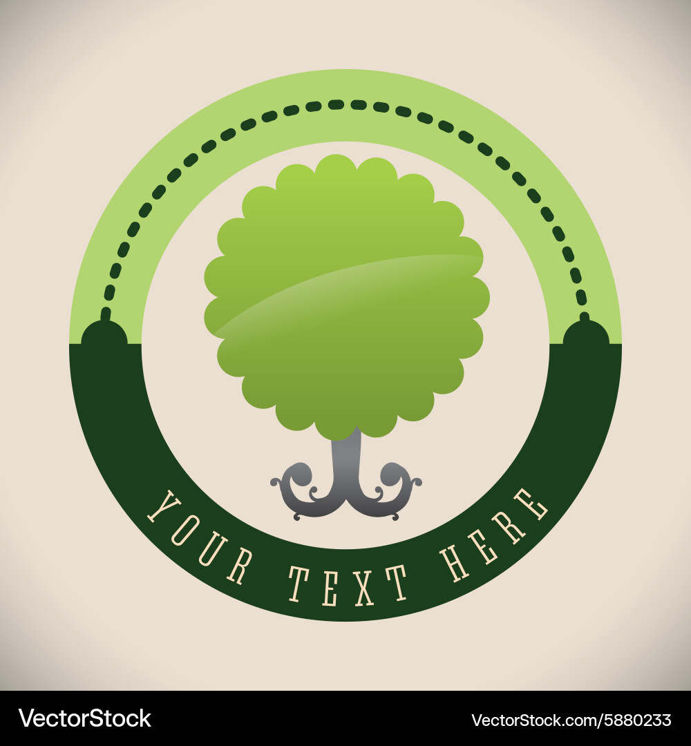 Tree design vector image