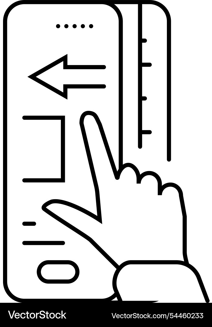 Ui animation ux design line icon Ui animation ux design line icon vector image