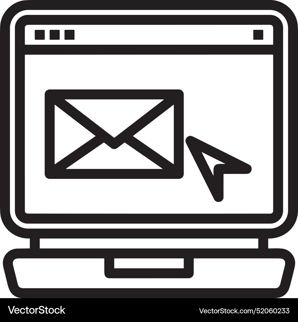 Upload outline icon symbol image Upload outline icon symbol image Vector Image
